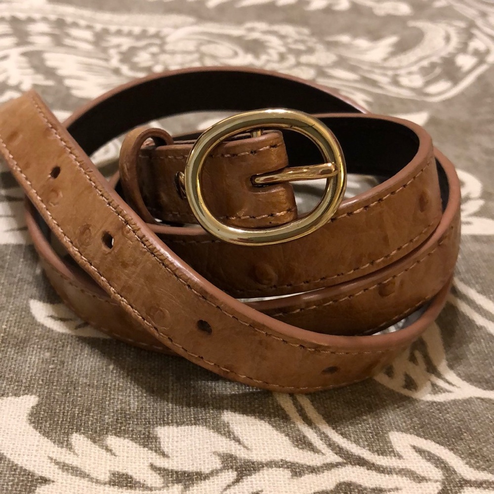 J.Crew Leather Skinny Belt